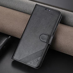 Leather Case Stands Flip Cover Holder YZ4 for Huawei Nova 11 Pro Black