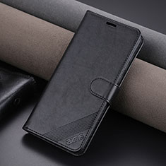 Leather Case Stands Flip Cover Holder YZ4 for Oppo Reno10 Pro+ Plus 5G Black