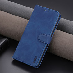 Leather Case Stands Flip Cover Holder YZ6 for Huawei Nova 11 Blue