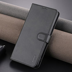 Leather Case Stands Flip Cover Holder YZ6 for Oppo K11 5G Black