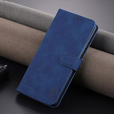 Leather Case Stands Flip Cover Holder YZ6 for Oppo Reno10 Pro+ Plus 5G Blue