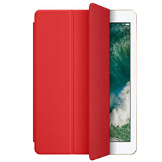 Leather Case Stands Flip Cover L01 for Apple New iPad 9.7 (2017) Red