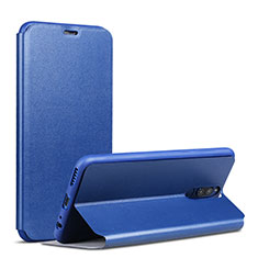 Leather Case Stands Flip Cover L01 for Huawei Mate 10 Lite Blue