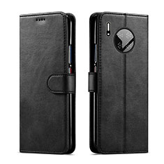 Leather Case Stands Flip Cover L01 for Huawei Mate 30 5G Black