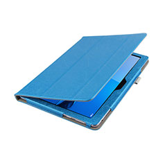 Leather Case Stands Flip Cover L01 for Huawei MediaPad M3 Lite 10.1 BAH-W09 Blue