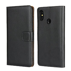 Leather Case Stands Flip Cover L01 for Xiaomi Mi 8 Black