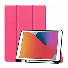 Leather Case Stands Flip Cover L01 Holder for Apple iPad 10.2 (2019) Pink