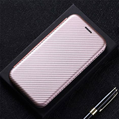 Leather Case Stands Flip Cover L01 Holder for Oppo A11s Rose Gold