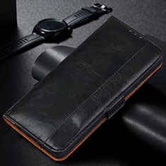 Leather Case Stands Flip Cover L01 Holder for Samsung Galaxy M30s Black