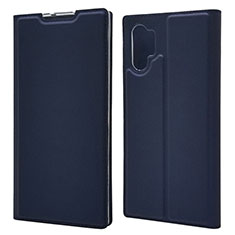 Leather Case Stands Flip Cover L01 Holder for Samsung Galaxy Note 10 Plus 5G Blue