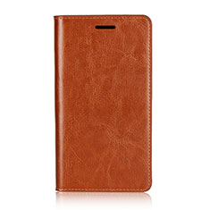 Leather Case Stands Flip Cover L01 Holder for Sony Xperia XZ2 Premium Orange