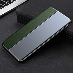 Leather Case Stands Flip Cover L01 Holder for Xiaomi Mi 11 Lite 5G NE Midnight Green