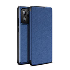 Leather Case Stands Flip Cover L01 Holder for Xiaomi Mi 11 Ultra 5G Blue