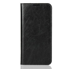 Leather Case Stands Flip Cover L01 Holder for Xiaomi Mi 9 Lite Black