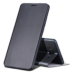 Leather Case Stands Flip Cover L02 for Huawei Mate 10 Black