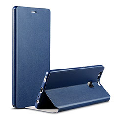 Leather Case Stands Flip Cover L02 for Huawei P9 Plus Blue