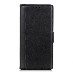 Leather Case Stands Flip Cover L02 Holder for BQ Vsmart joy 1 Black