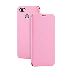 Leather Case Stands Flip Cover L02 Holder for Huawei Honor V8 Max Pink