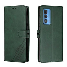 Leather Case Stands Flip Cover L02 Holder for Motorola Moto Edge 20 Pro 5G Green