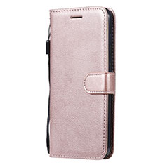 Leather Case Stands Flip Cover L02 Holder for Nokia 7.2 Rose Gold