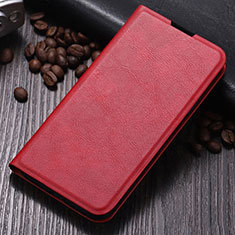 Leather Case Stands Flip Cover L02 Holder for Oppo A11X Red