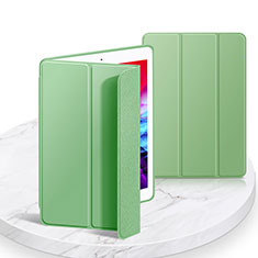 Leather Case Stands Flip Cover L03 Holder for Apple iPad 10.2 (2021) Matcha Green