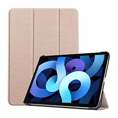 Leather Case Stands Flip Cover L03 Holder for Apple iPad Air 5 10.9 (2022) Gold