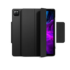 Leather Case Stands Flip Cover L03 Holder for Apple iPad Pro 12.9 (2021) Black