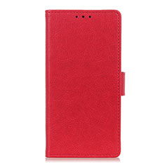 Leather Case Stands Flip Cover L03 Holder for Apple iPhone 12 Max Red