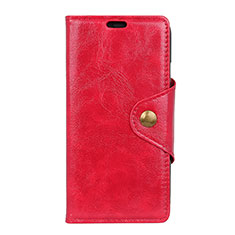 Leather Case Stands Flip Cover L03 Holder for Google Pixel 3 Red