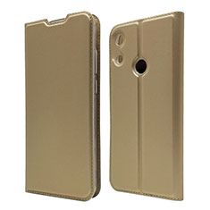 Leather Case Stands Flip Cover L03 Holder for Huawei Honor 8A Gold