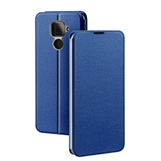 Leather Case Stands Flip Cover L03 Holder for Huawei Nova 5z Blue