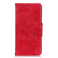 Leather Case Stands Flip Cover L03 Holder for Motorola Moto G8 Power Red