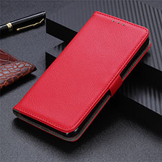 Leather Case Stands Flip Cover L03 Holder for Oppo A11s Red