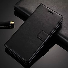 Leather Case Stands Flip Cover L03 Holder for Oppo A72 Black