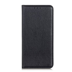Leather Case Stands Flip Cover L03 Holder for Realme 7 Pro Black