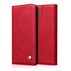 Leather Case Stands Flip Cover L03 Holder for Realme X50 Pro 5G Red