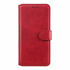 Leather Case Stands Flip Cover L03 Holder for Samsung Galaxy A11 Red