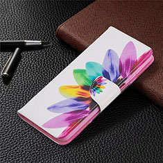 Leather Case Stands Flip Cover L03 Holder for Samsung Galaxy A12 5G Colorful
