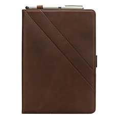 Leather Case Stands Flip Cover L03 Holder for Samsung Galaxy Tab S5e 4G 10.5 SM-T725 Brown