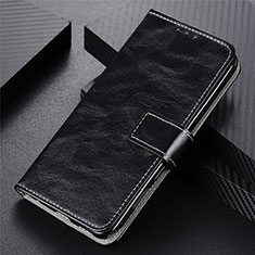 Leather Case Stands Flip Cover L03 Holder for Vivo Y12s Black