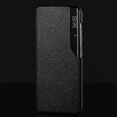 Leather Case Stands Flip Cover L03 Holder for Xiaomi Mi 10 Black