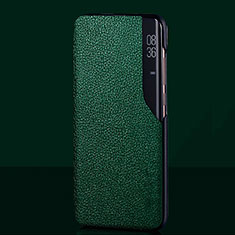 Leather Case Stands Flip Cover L03 Holder for Xiaomi Mi 10 Green