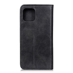 Leather Case Stands Flip Cover L03 Holder for Xiaomi Mi 10 Lite Black