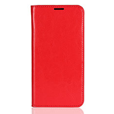 Leather Case Stands Flip Cover L03 Holder for Xiaomi Mi 8 Red