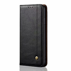 Leather Case Stands Flip Cover L03 Holder for Xiaomi Mi Note 10 Lite Black