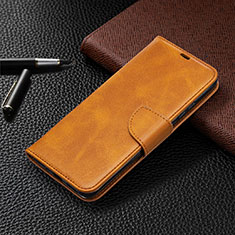 Leather Case Stands Flip Cover L03 Holder for Xiaomi POCO C31 Orange