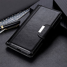 Leather Case Stands Flip Cover L03 Holder for Xiaomi Poco M2 Black