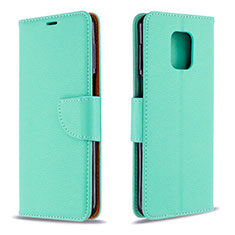 Leather Case Stands Flip Cover L03 Holder for Xiaomi Poco M2 Pro Green