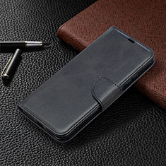 Leather Case Stands Flip Cover L03 Holder for Xiaomi Redmi 9 Activ Black